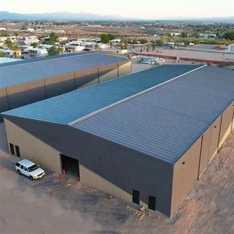 Priemyselný sklad oceľových konštrukcií