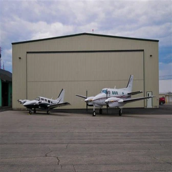 Montovaný kovový hangár pre lietadlá